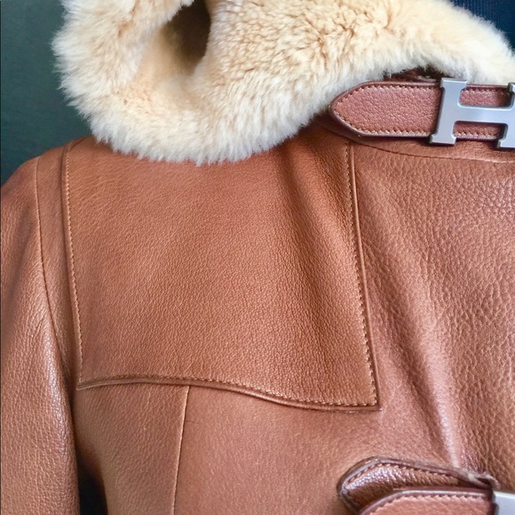 SOLD in my other stor Hermes Brwn Constance Coat 6 - Picture 4 of 8